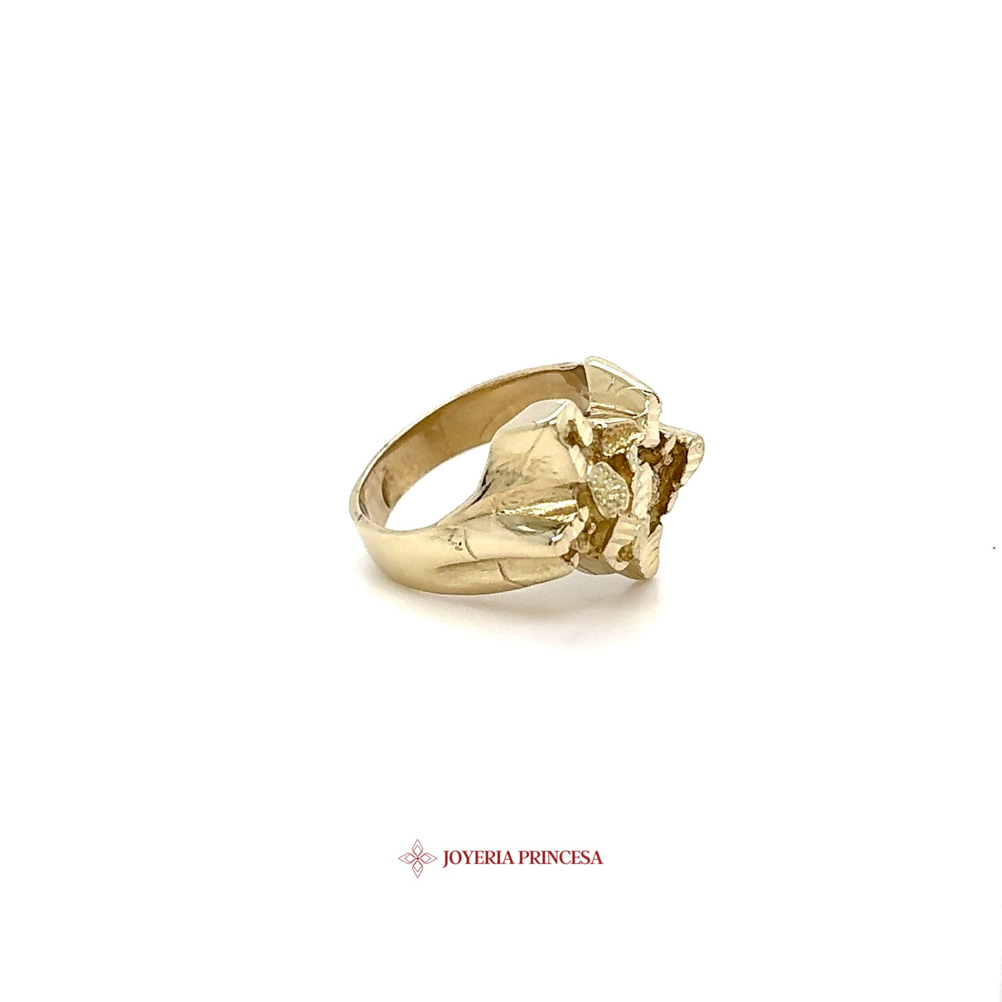 Anillo Texas Nugget 10K