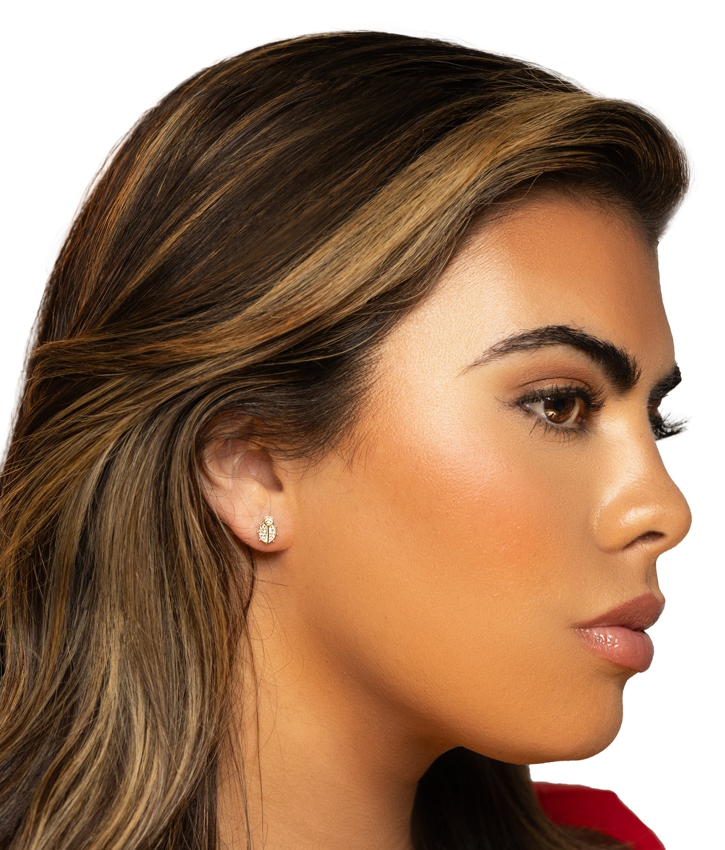 Aretes Mariquita Oro 14K