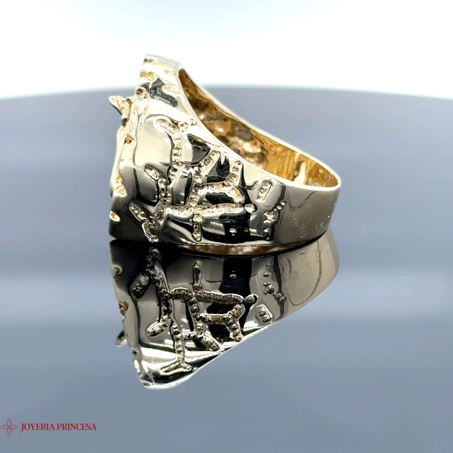 Anillo Pepita Herradura 14k