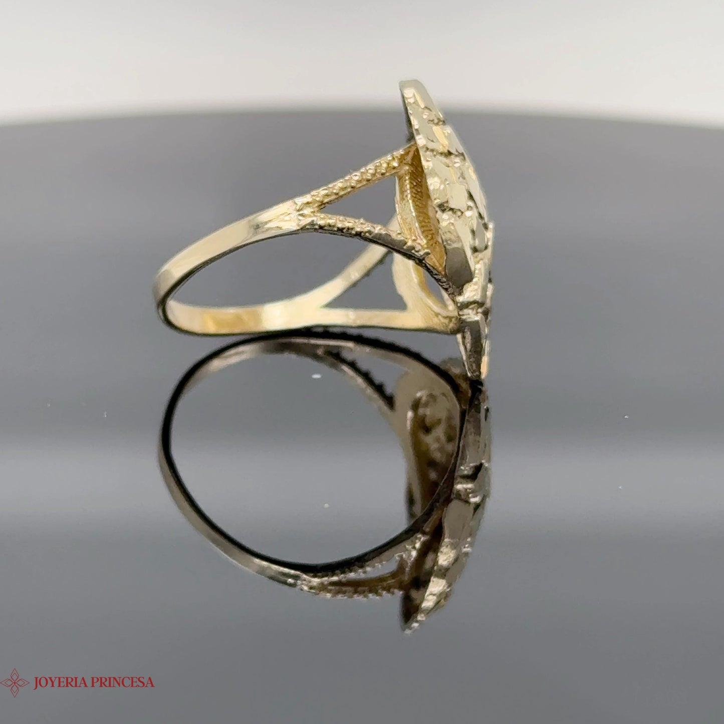 Anillo Pepita Corazón 14K