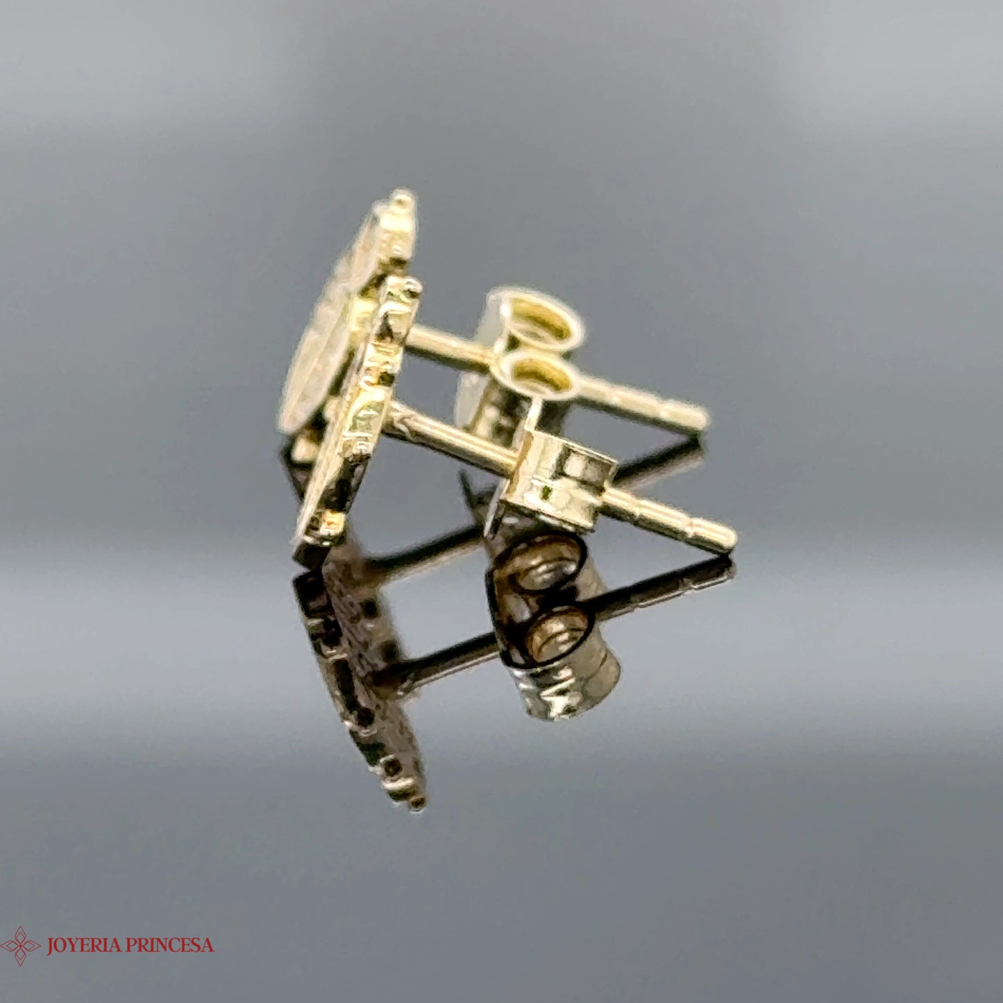 Aretes Mariquita Oro 14K