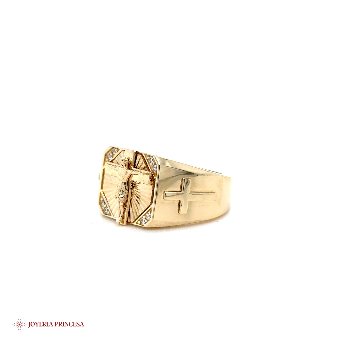 Anillo Crucifijo 14K