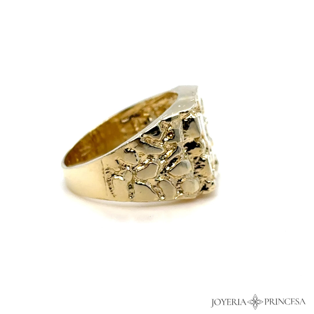 10K Gold Nugget Ring