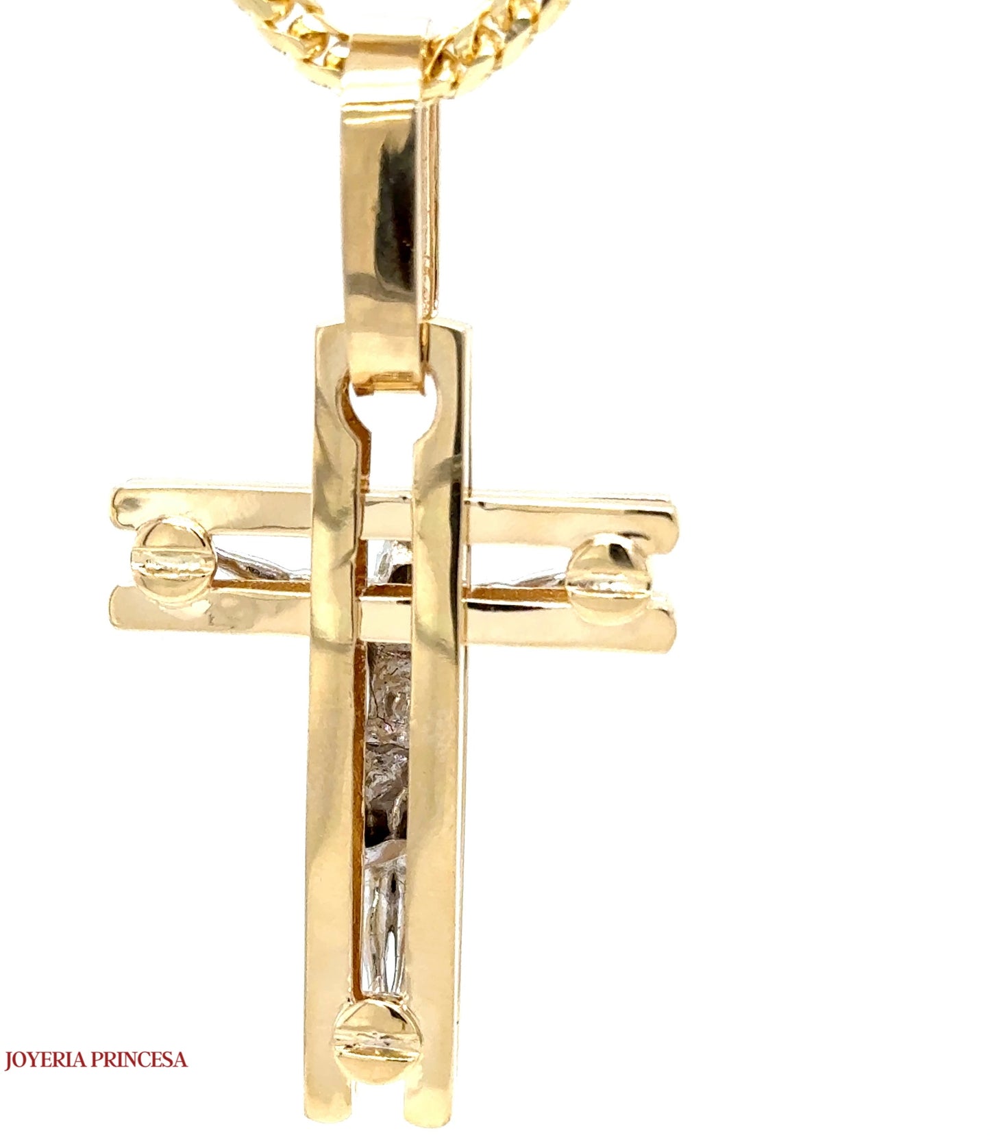 Colgante Crucifijo Jesucristo 14K