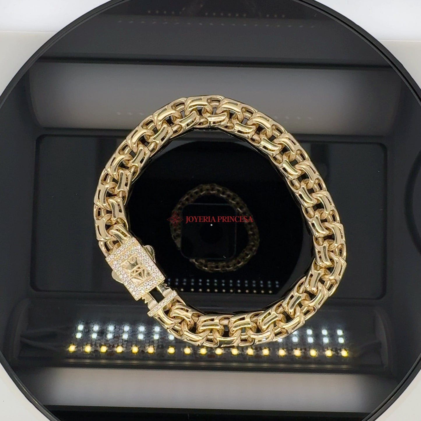 Pulsera de eslabones Chino 14K