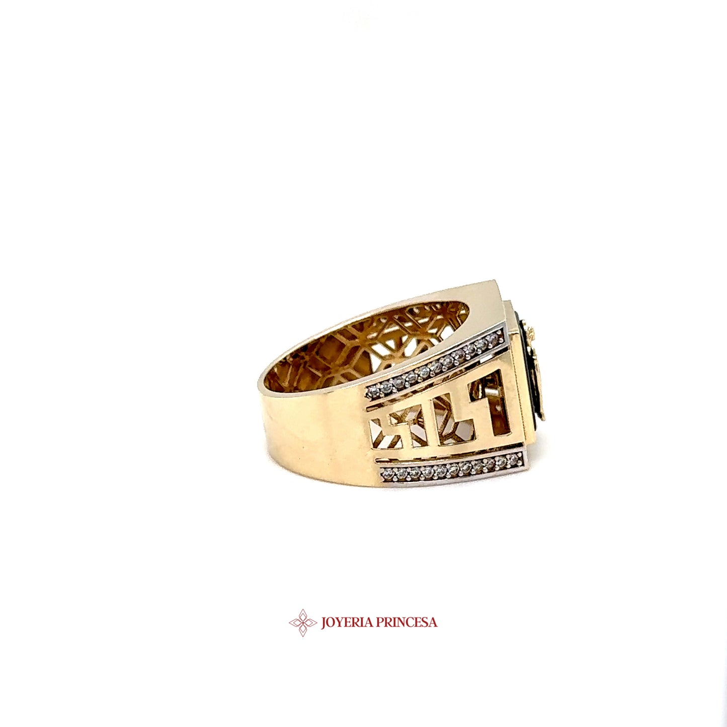 Anillo San Judas Onyx 14K