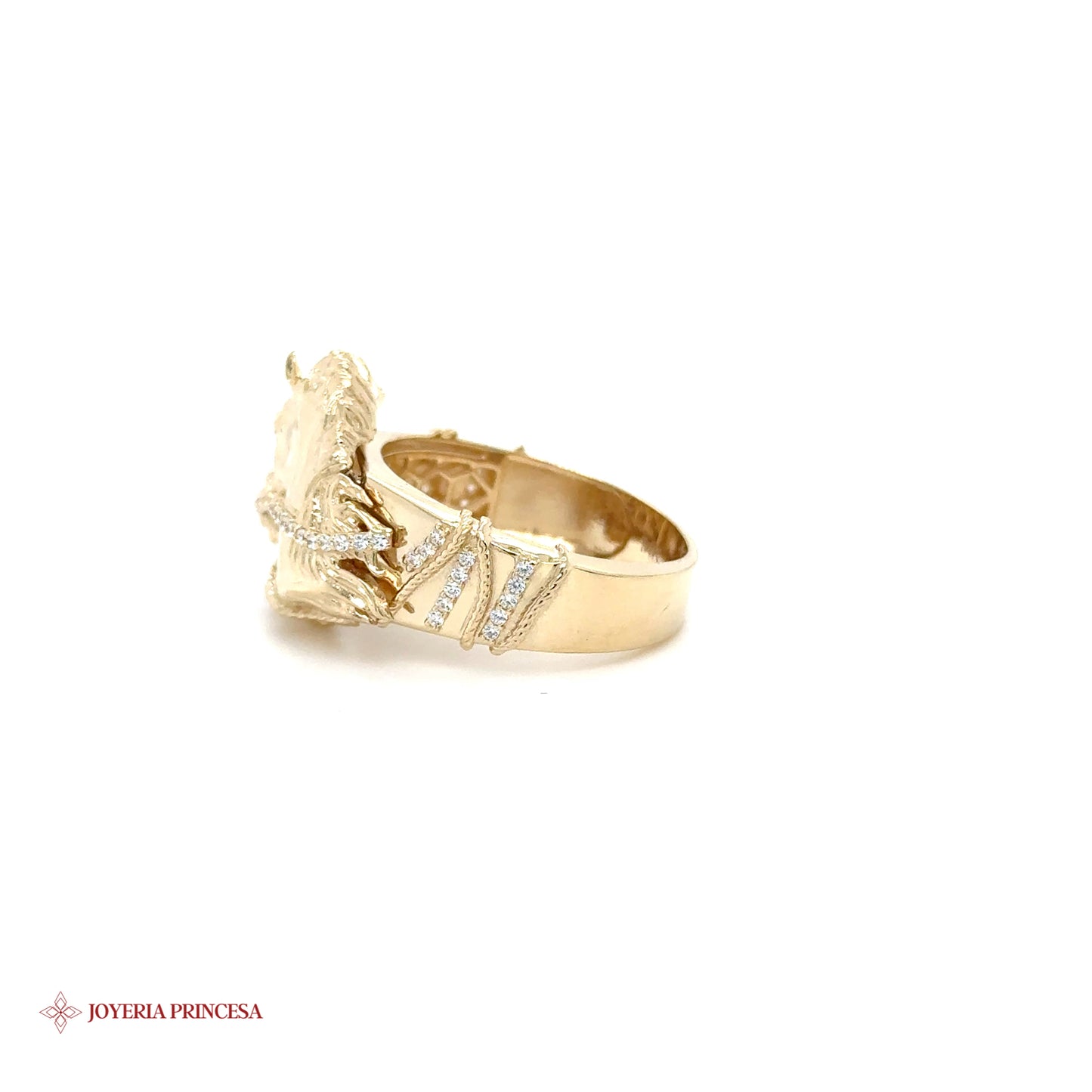 Anillo Caballo Oro 14K