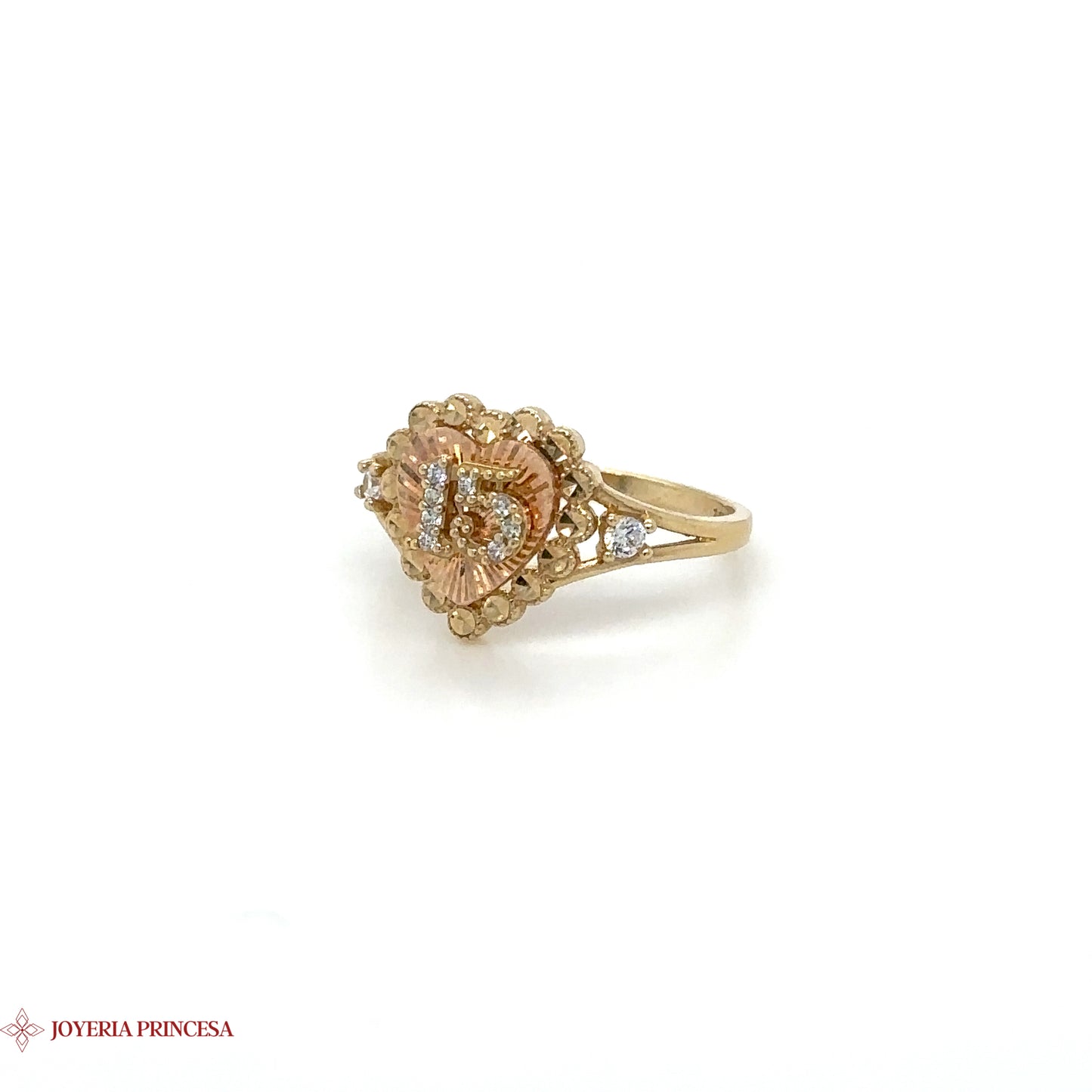 Anillo Quinceañera Vintage 14K