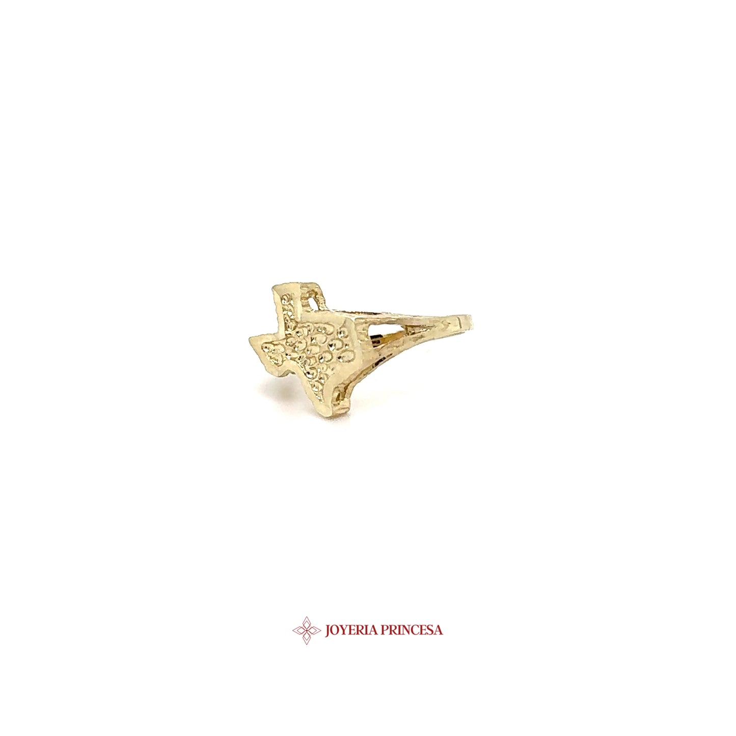 Anillo 10K Pinky Texas Nugget