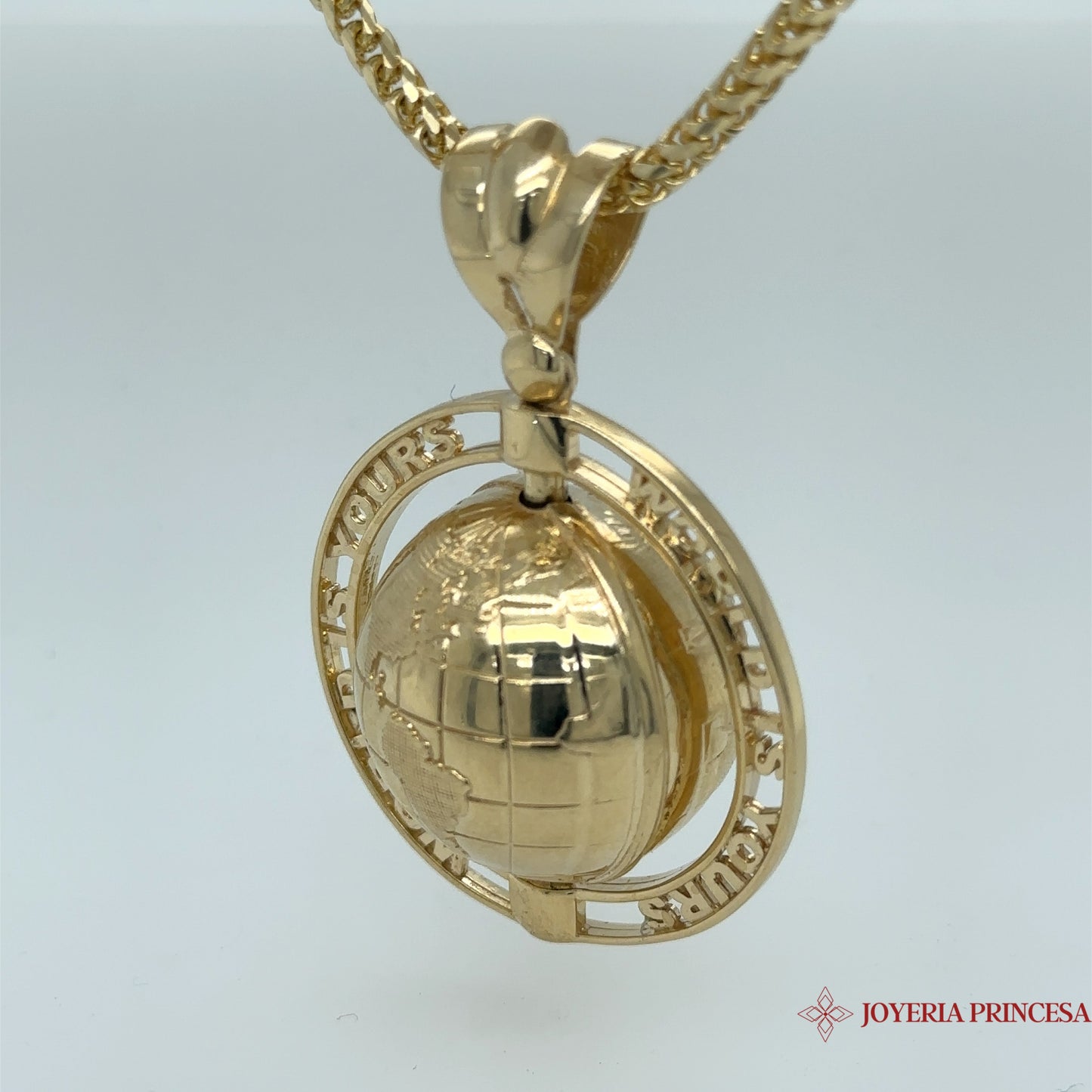 Colgante 14K World is Yours