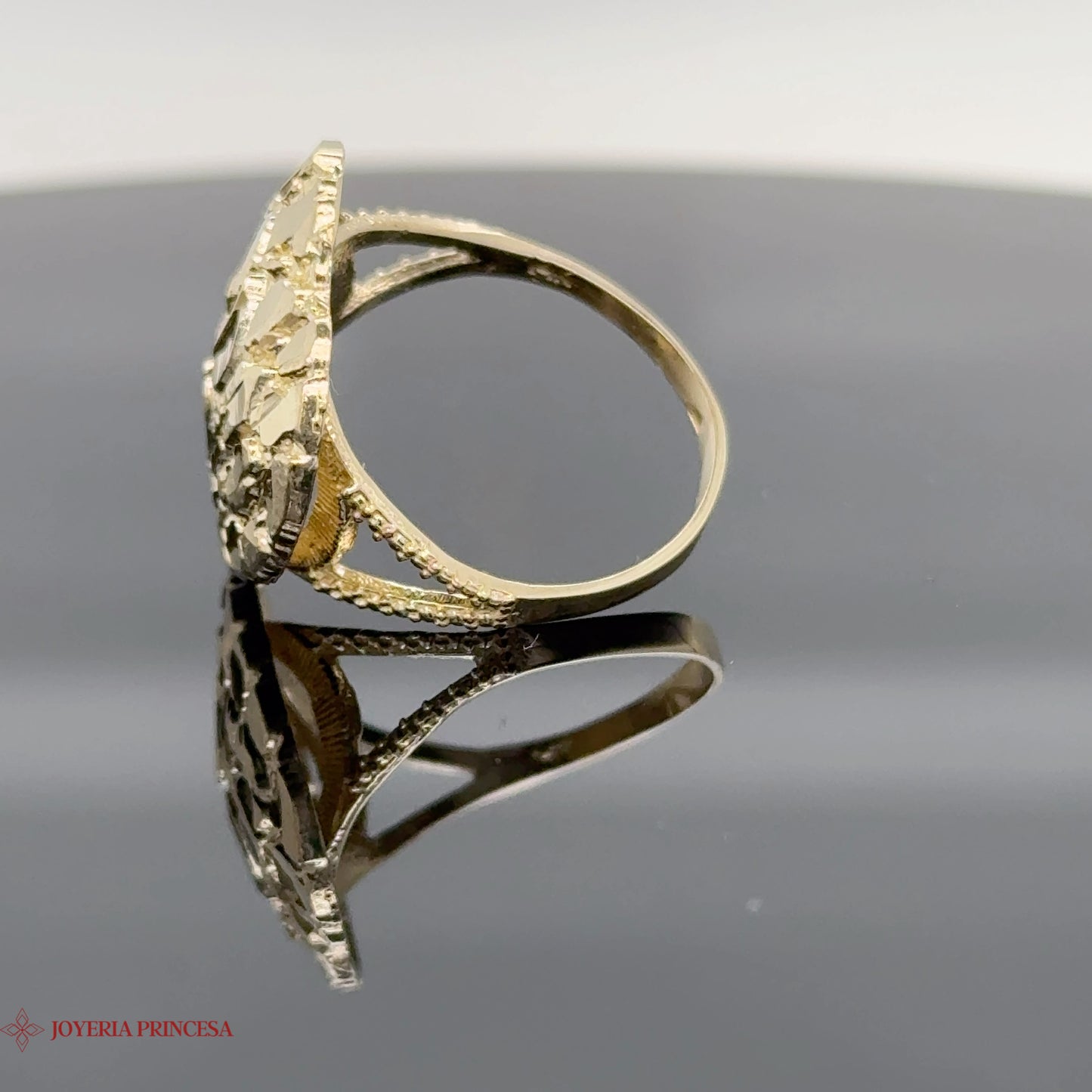 Anillo Pepita Corazón 14K