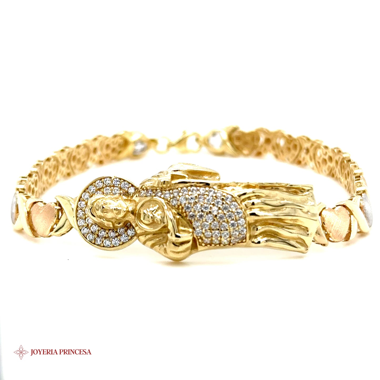 Pulsera de mujer San Judas 14K