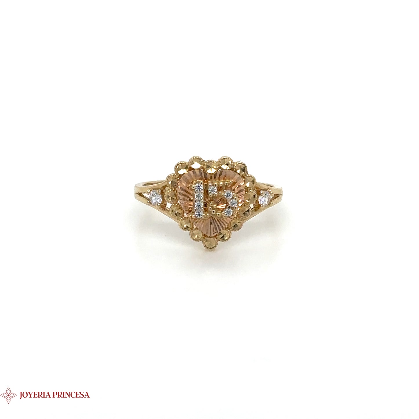 Anillo Quinceañera Vintage 14K