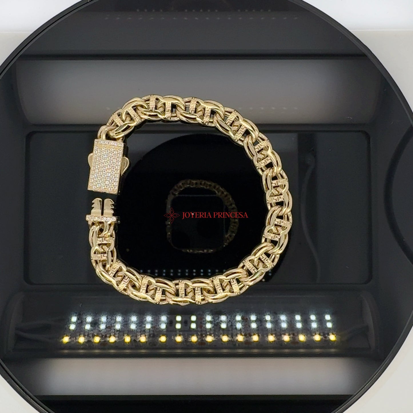 Pulsera de eslabones Chino 14K