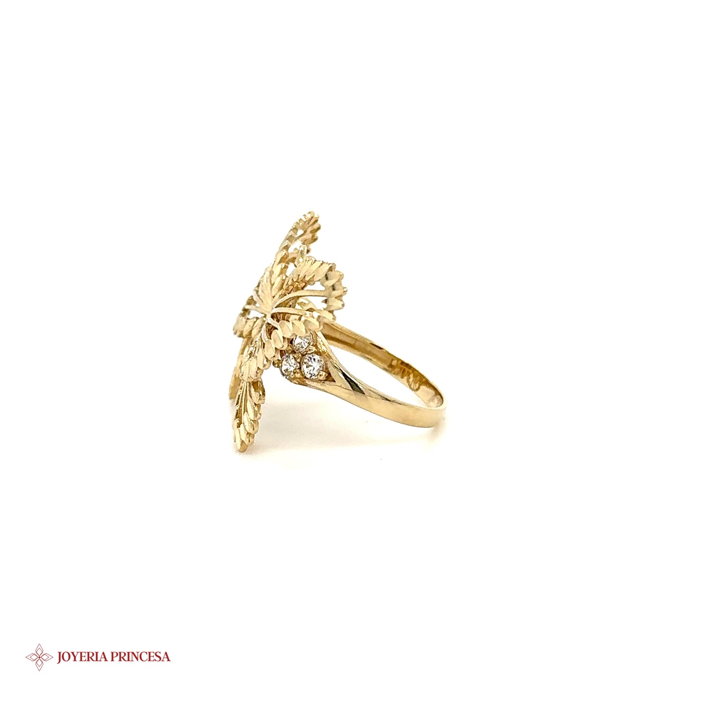 Anillo Filligree Mariposa 14K