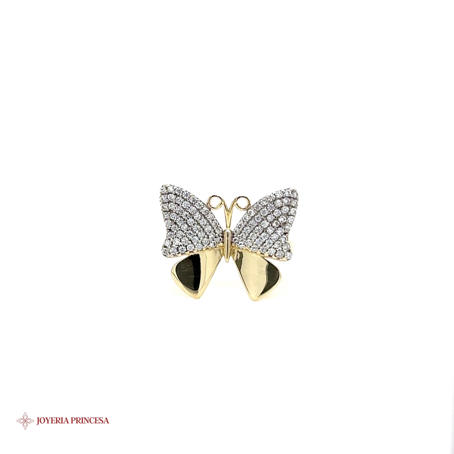 Anillo Mariposa Circonita 14K