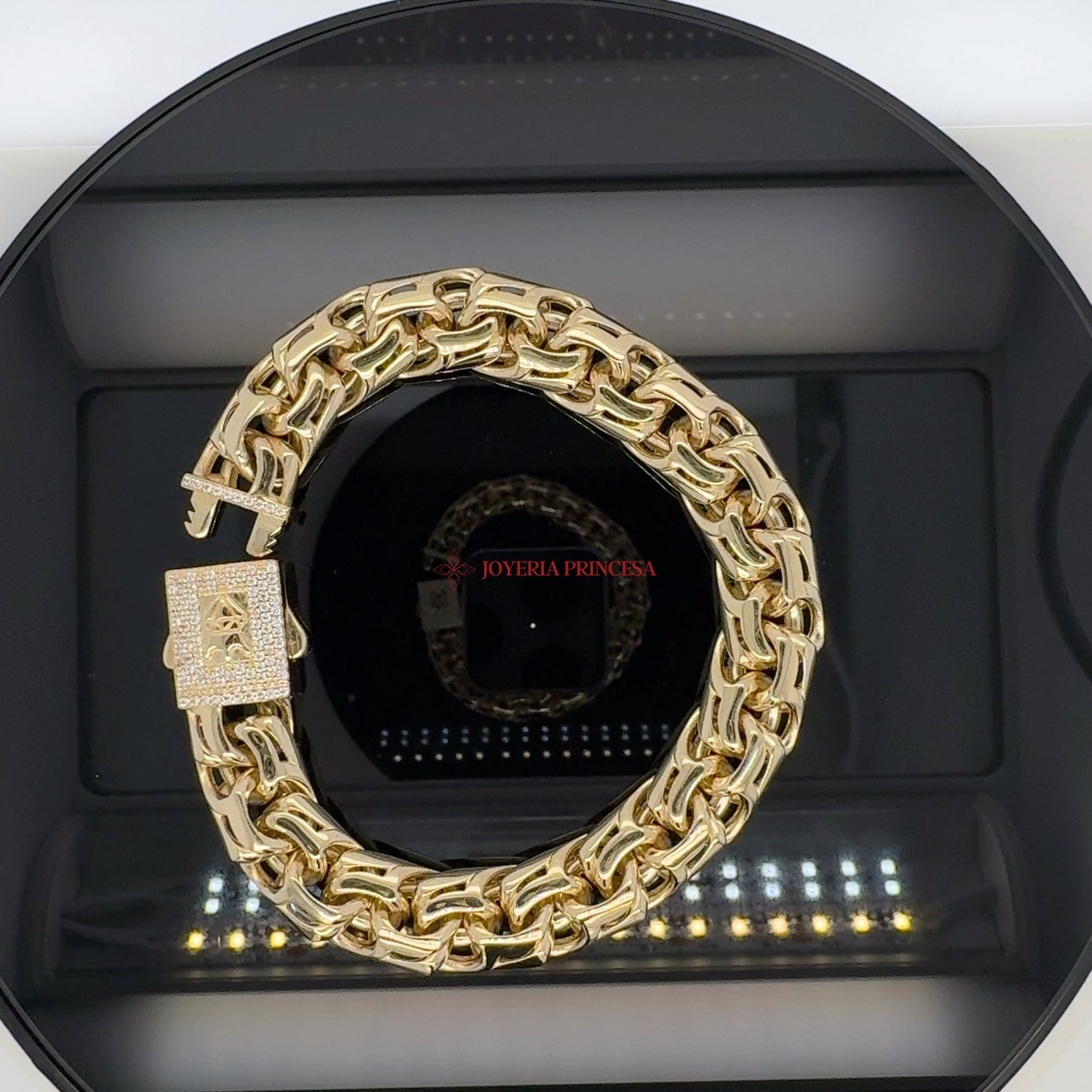 Pulsera de eslabones Chino 14K