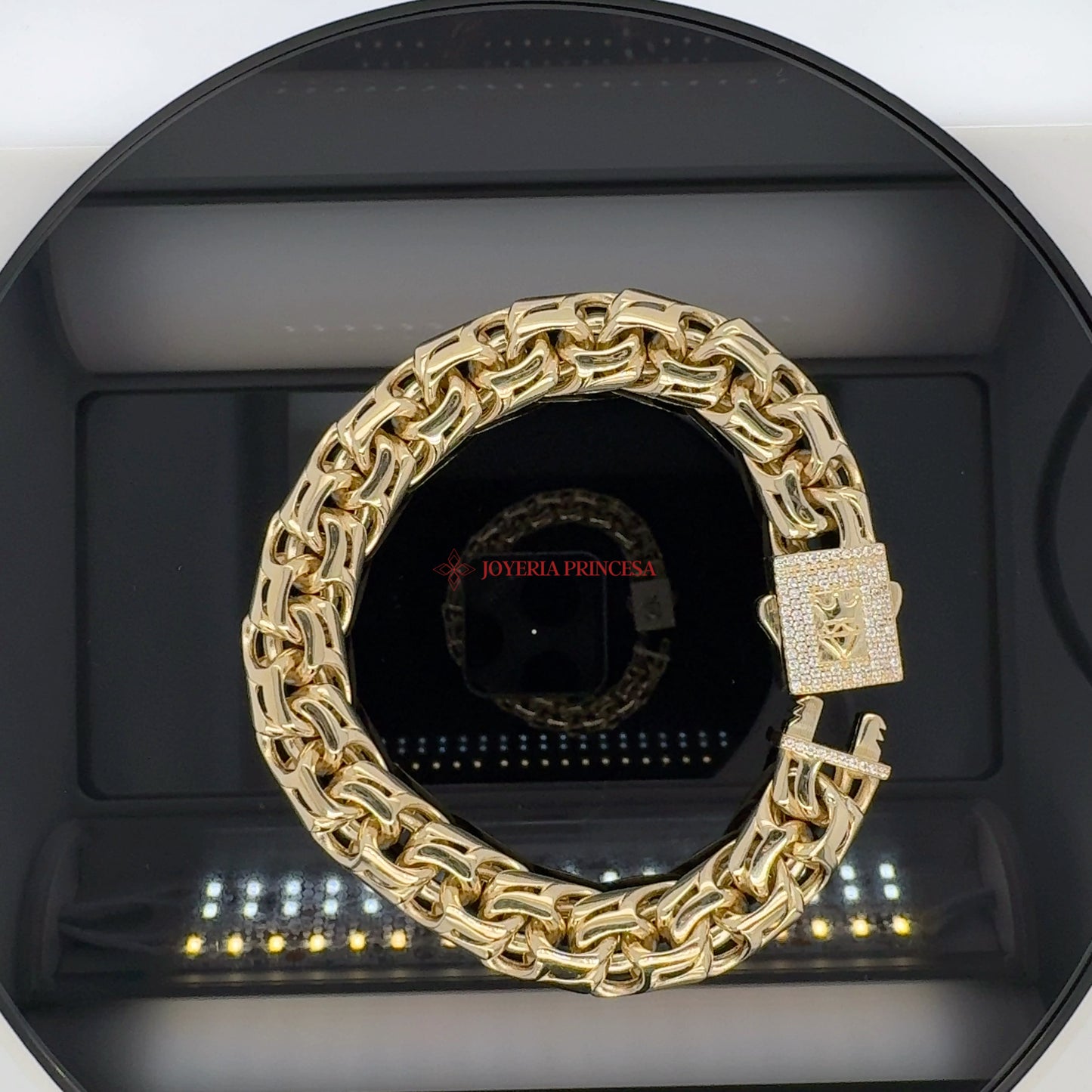 Pulsera de eslabones Chino 14K