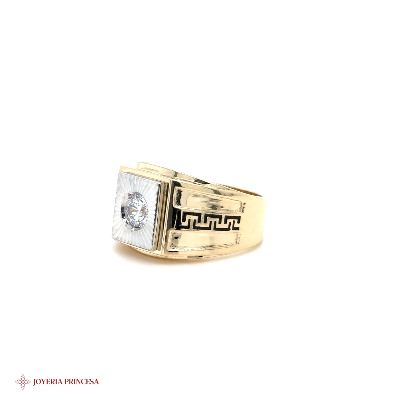 Lujoso Llavero Griego 14K