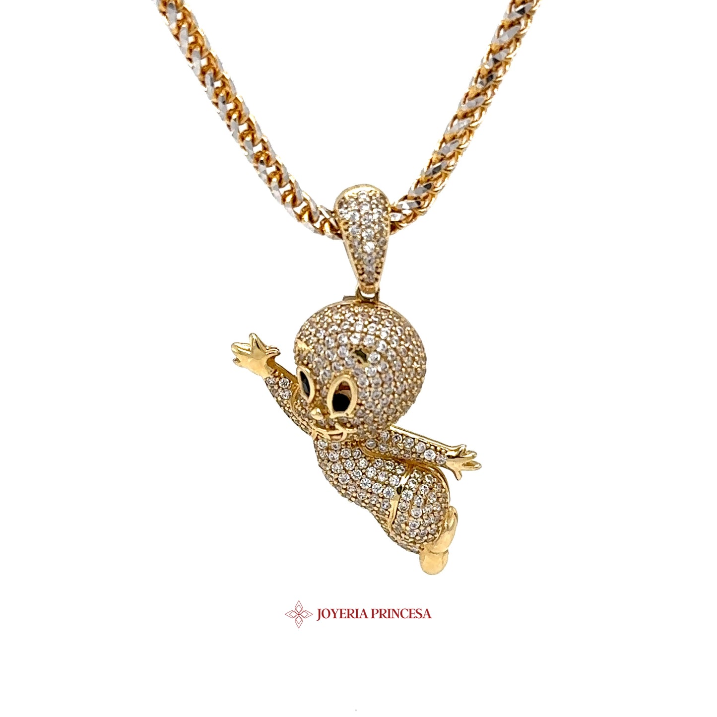 Colgante Casper de oro de 14 quilates
