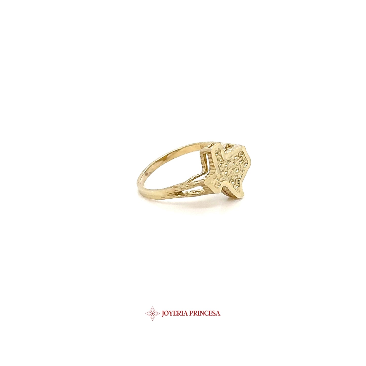 Anillo 10K Pinky Texas Nugget