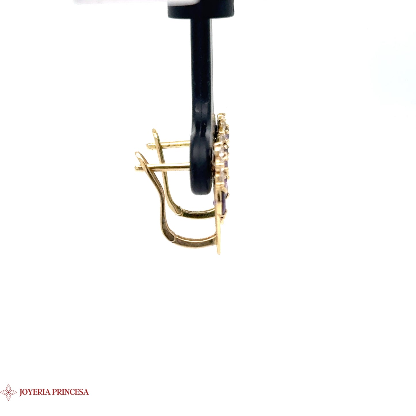 Aretes de oro de 14 quilates Floral Radiance