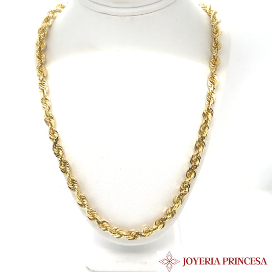 Cadena de oro macizo de 14 quilates
