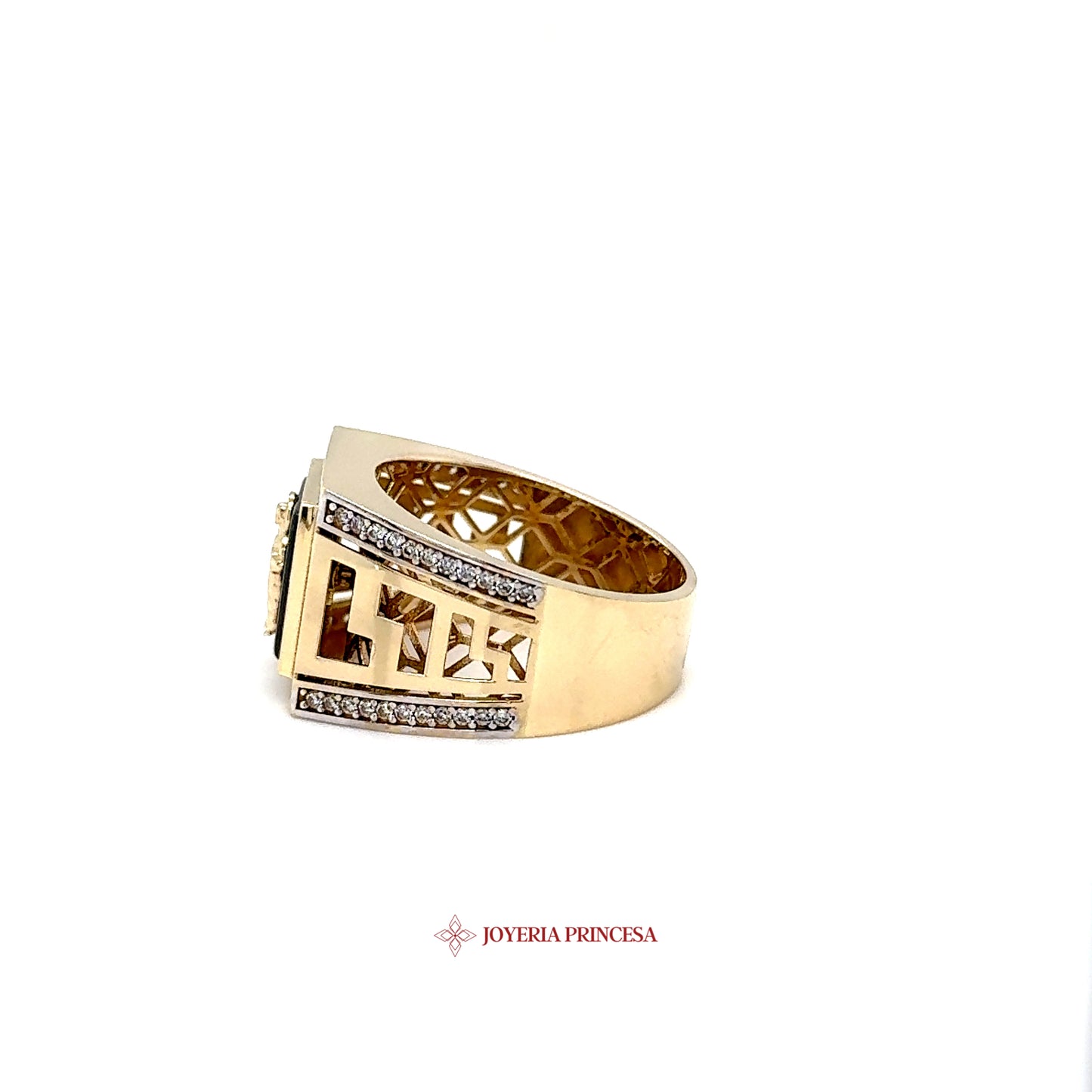 Anillo San Judas Onyx 14K