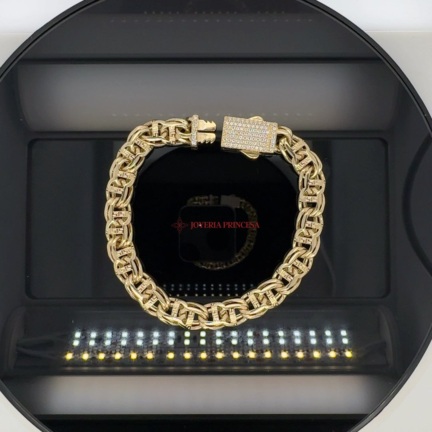 Pulsera de eslabones Chino 14K