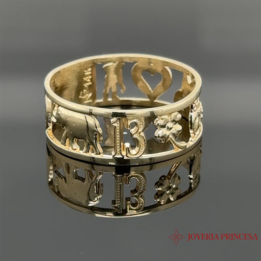 Anillo Buena Suerte 14K