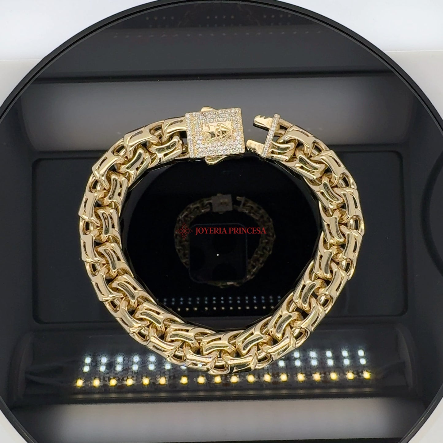 Pulsera de eslabones Chino 14K