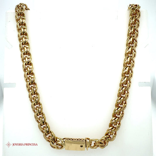 Cadena de eslabones Chino 14K