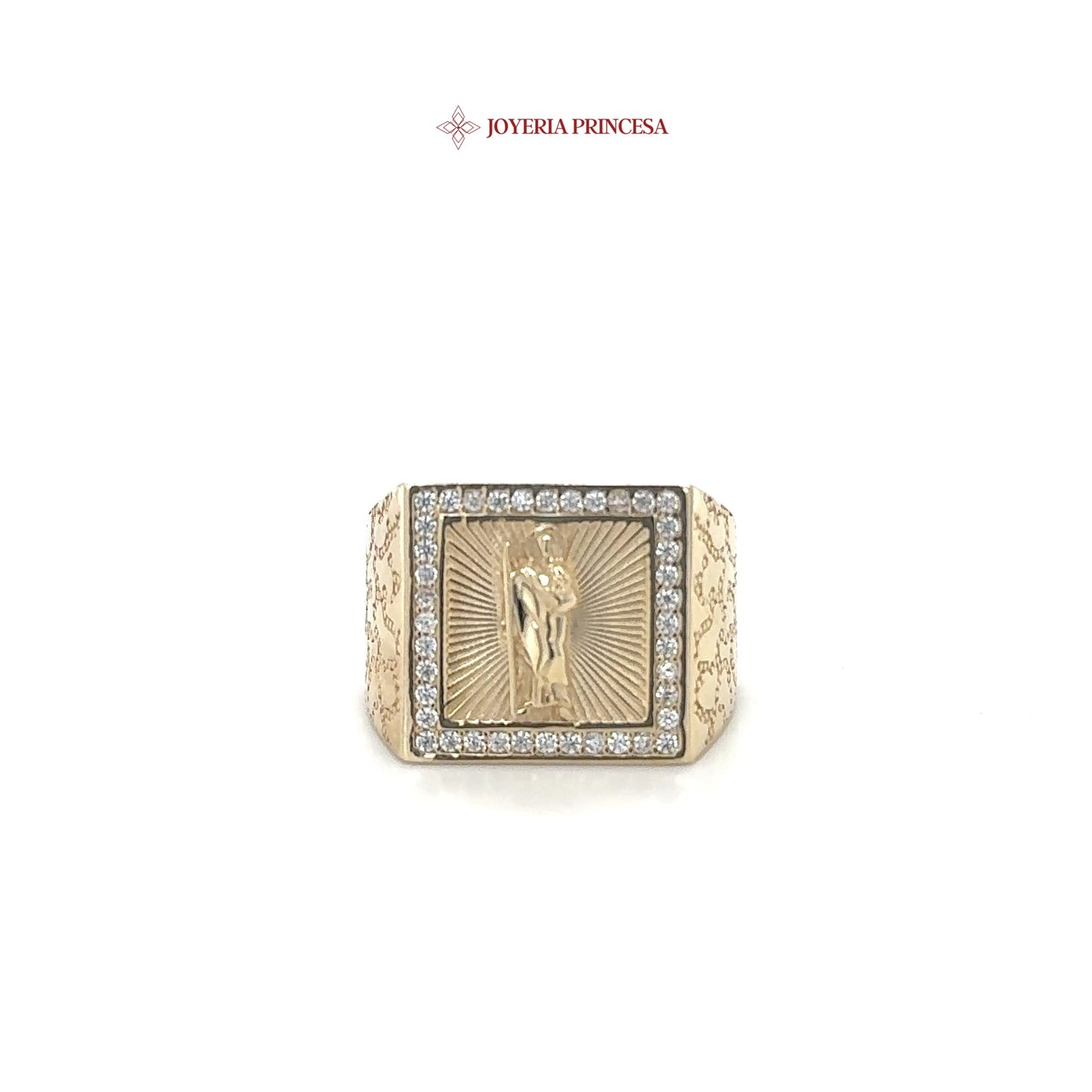 14K San Judas Nugget Ring