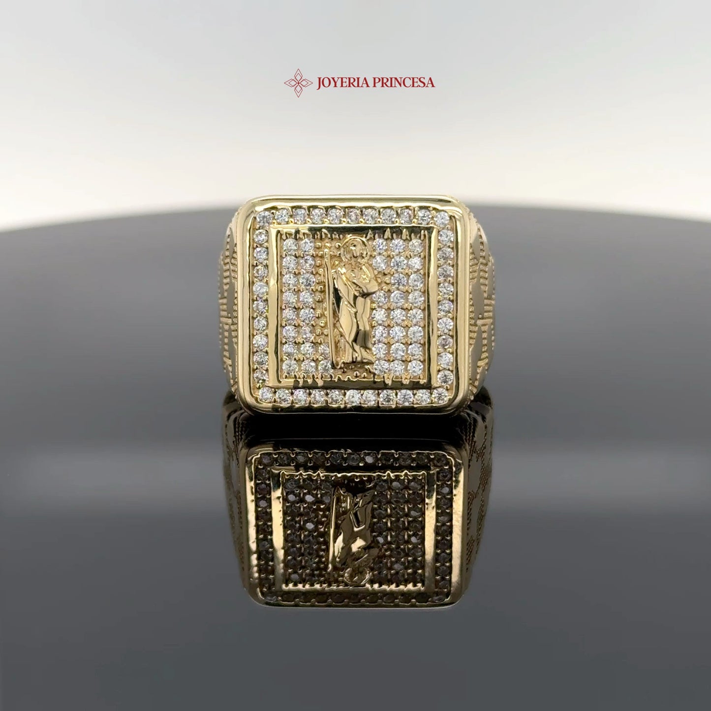 14K San Judas Nugget Ring