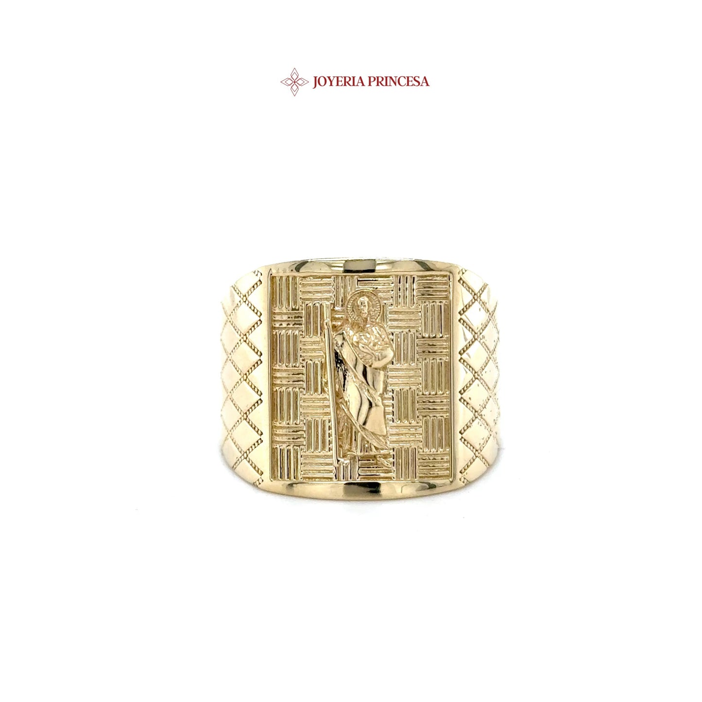14K Sacred San Judas Ring
