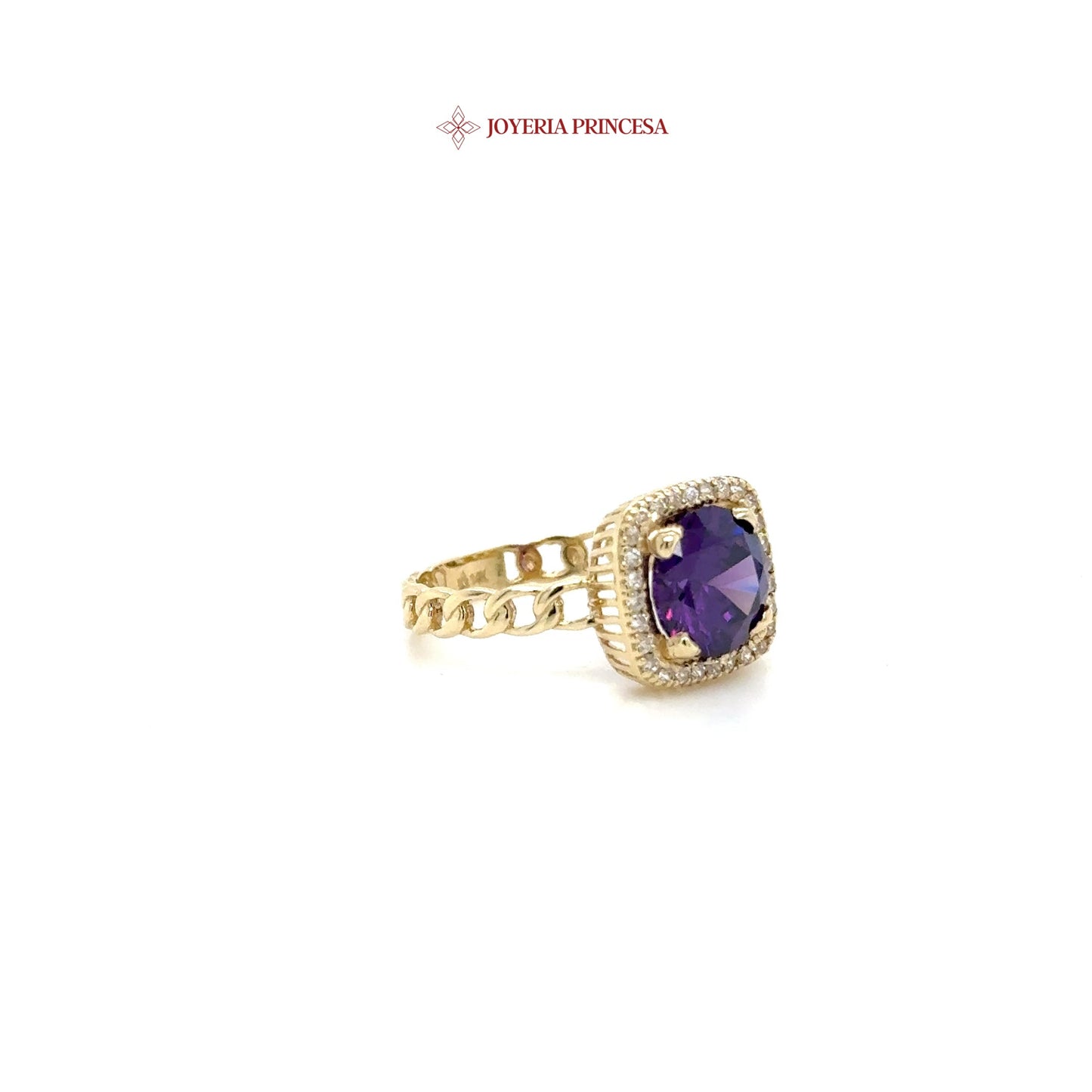 14K Regal Amethyst Ring