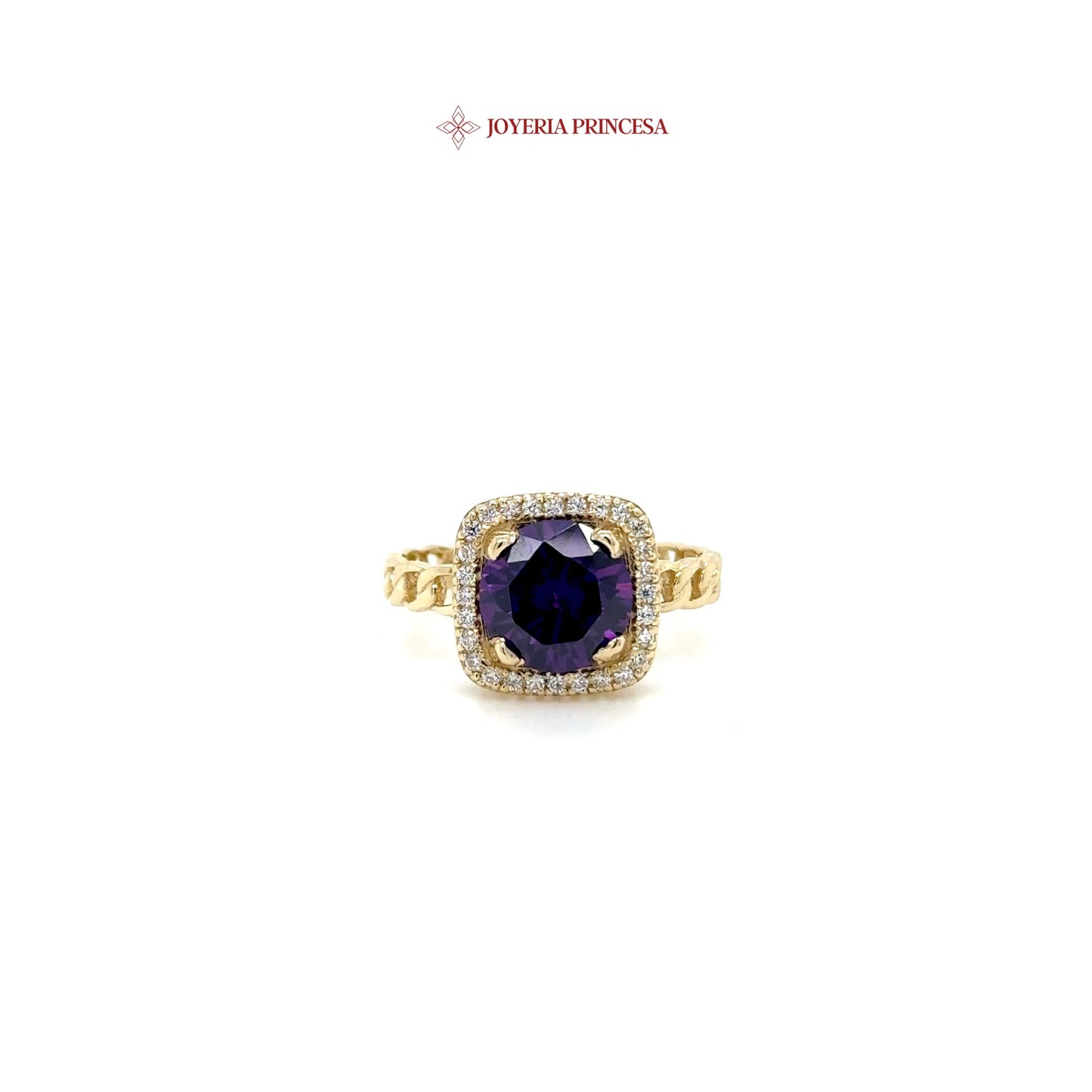 14K Regal Amethyst Ring