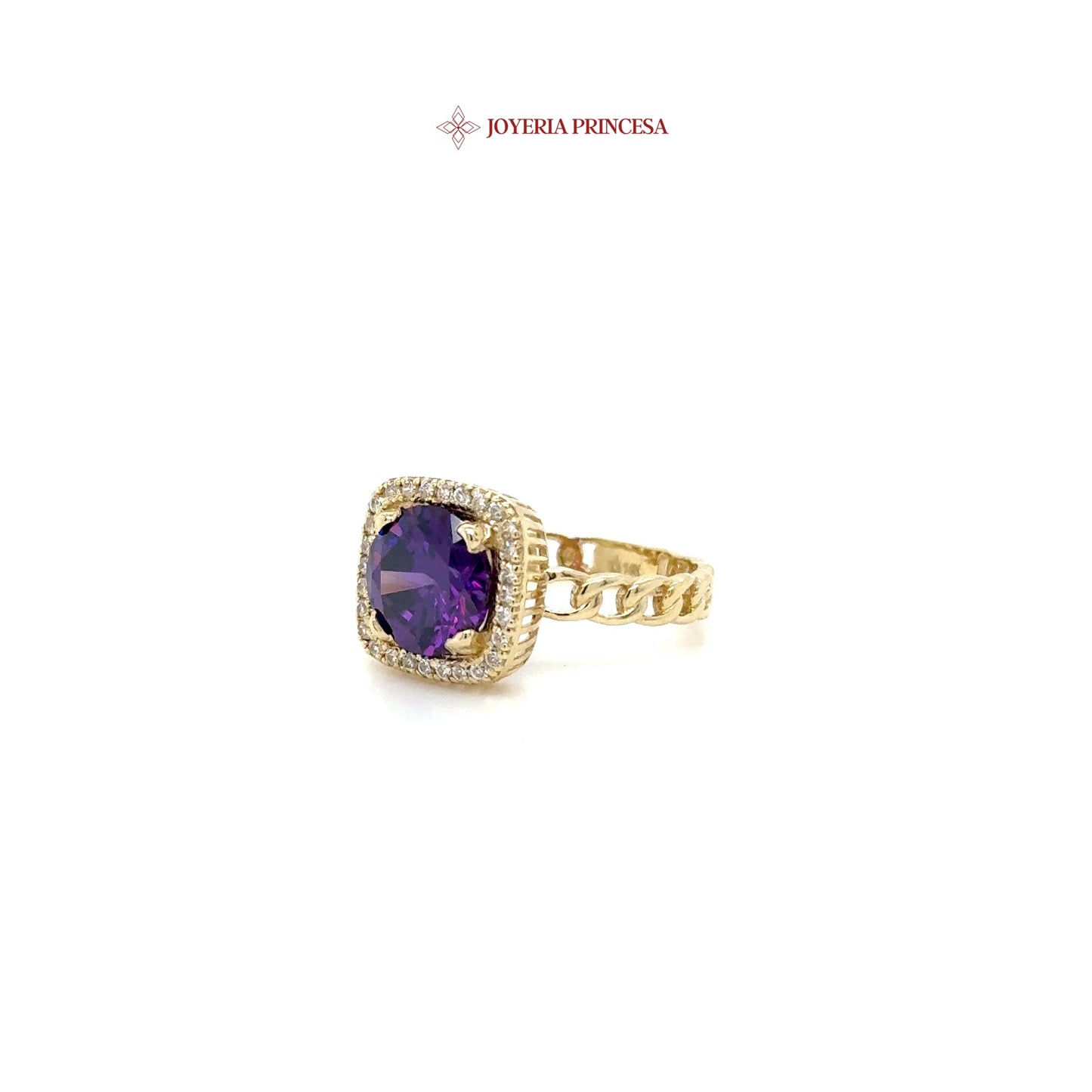 14K Regal Amethyst Ring
