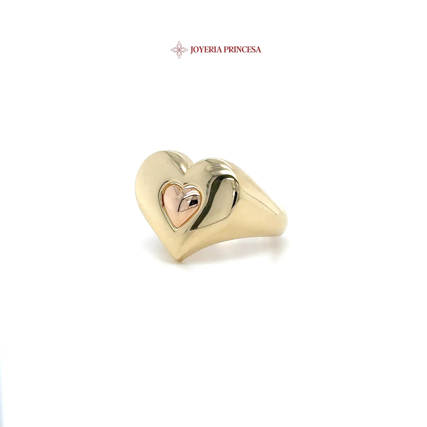 14K Golden Heart Ring