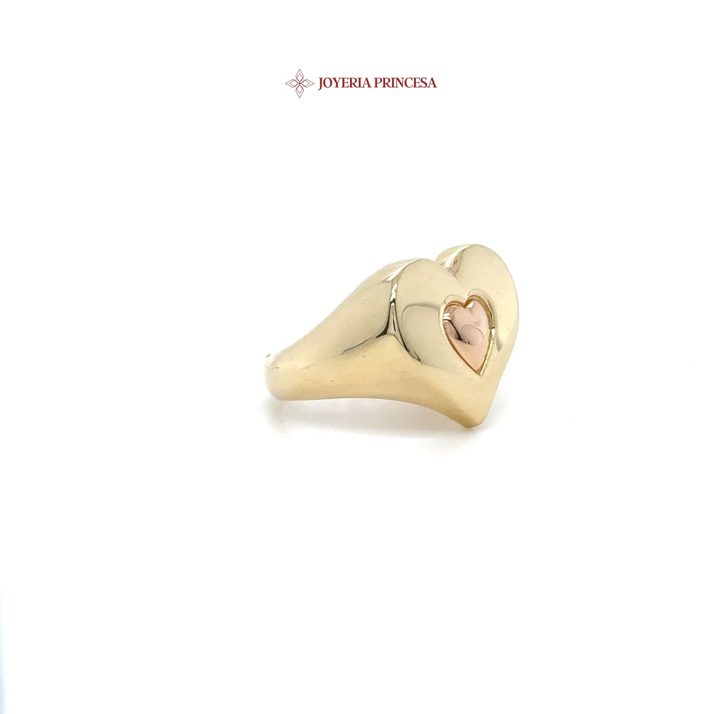 14K Golden Heart Ring