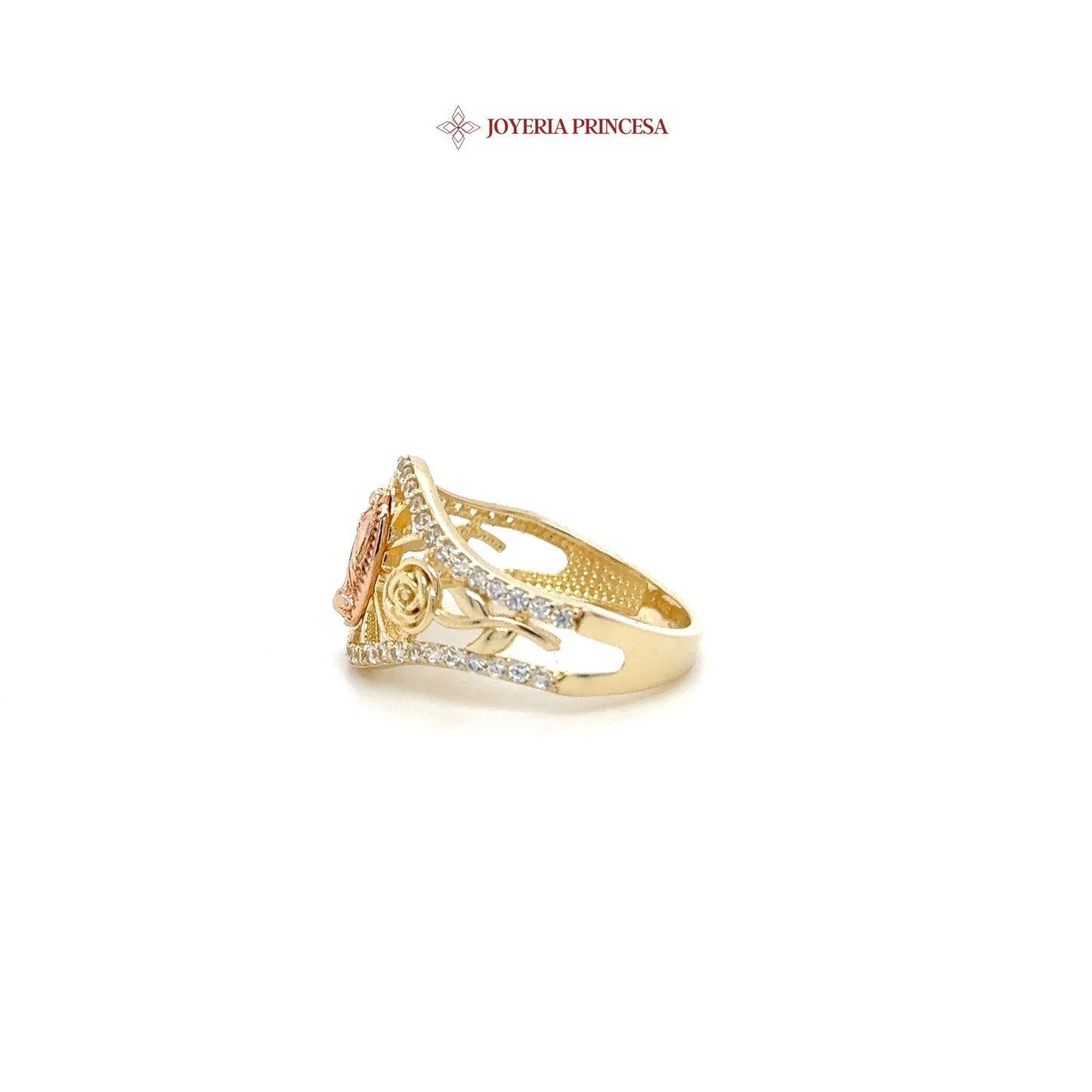 14K Virgen de Guadalupe Ring