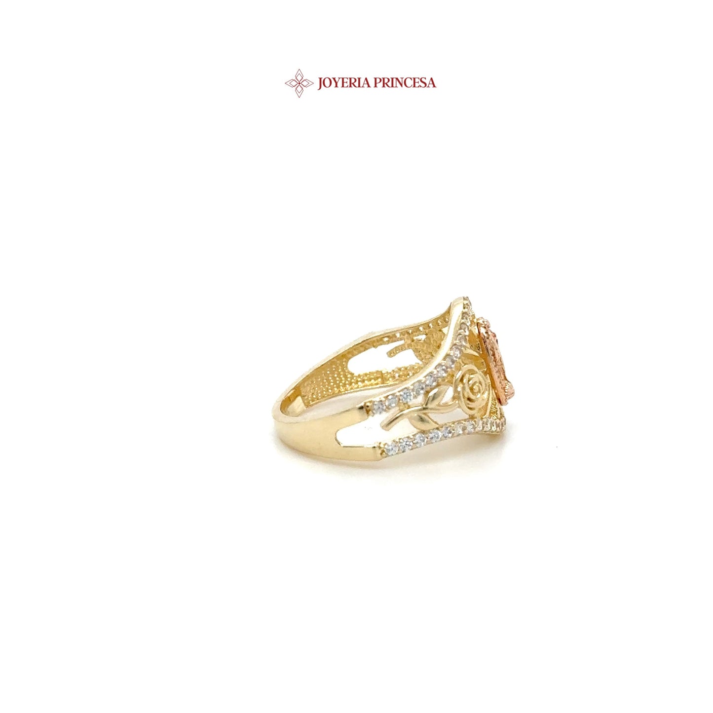 14K Virgen de Guadalupe Ring