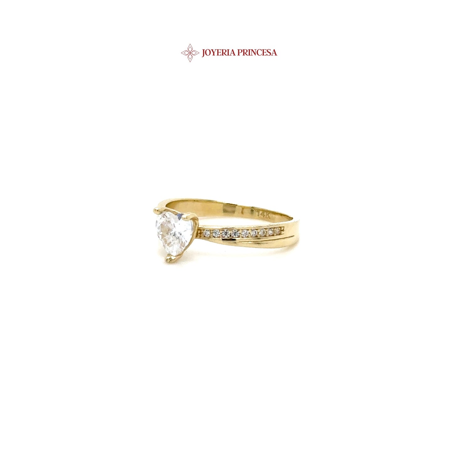 14K Heart's Embrace Ring