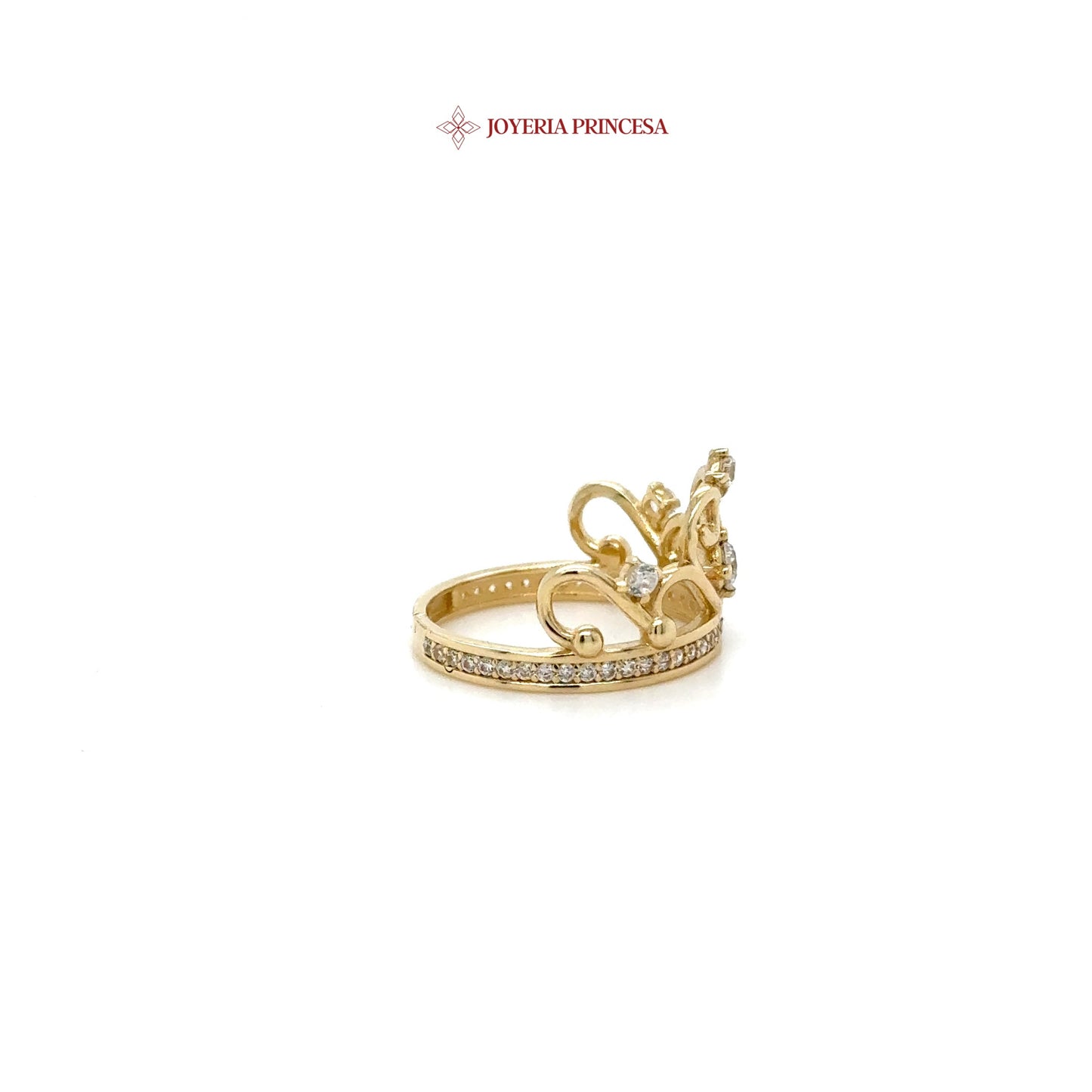 14K Majestic Crown Ring
