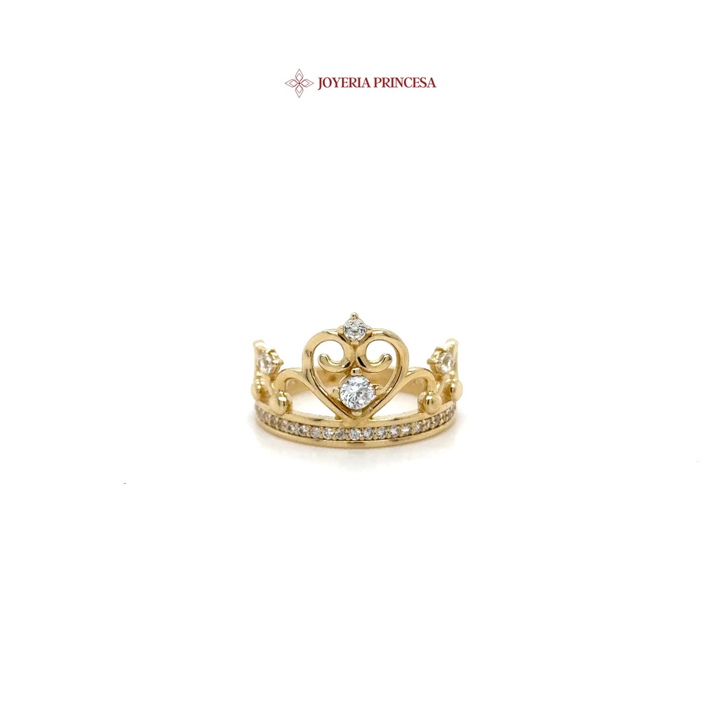 14K Majestic Crown Ring