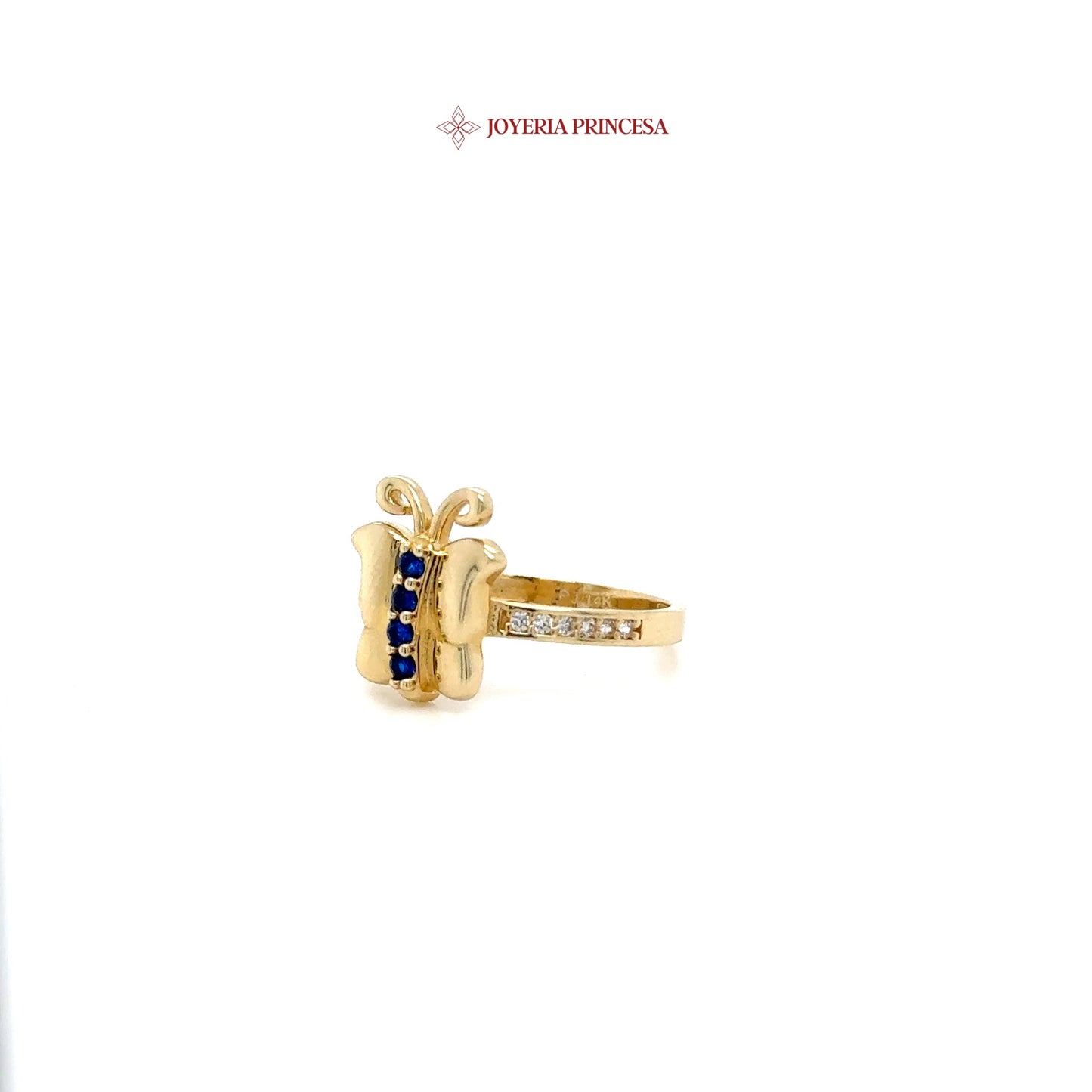 14K Enchanted Butterfly Ring
