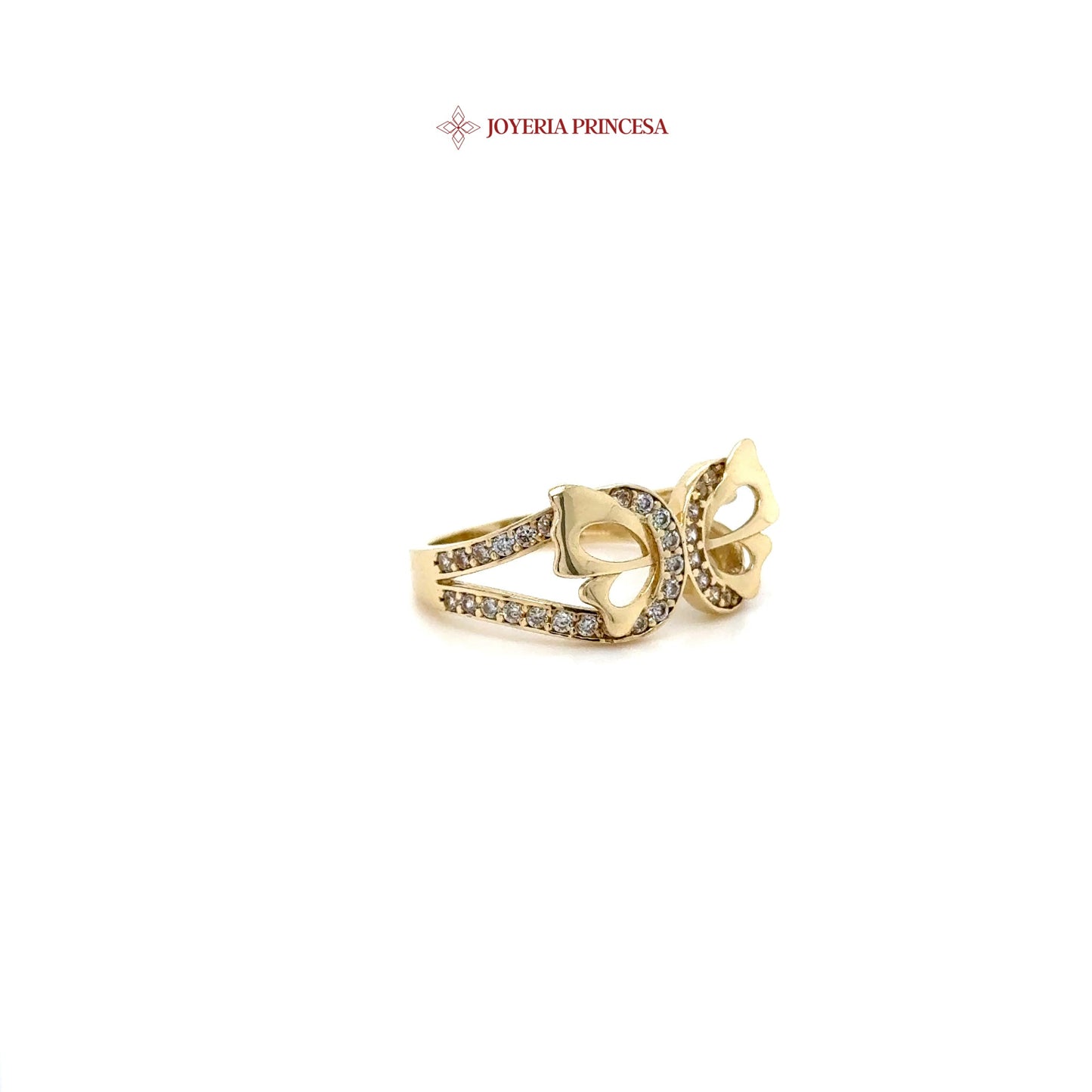 14K Butterfly Ring