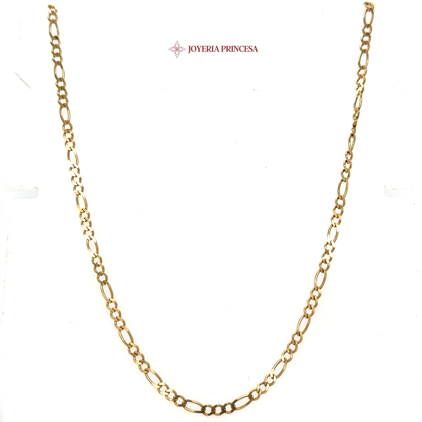 14K 18in 2.7mm Figaro Chain