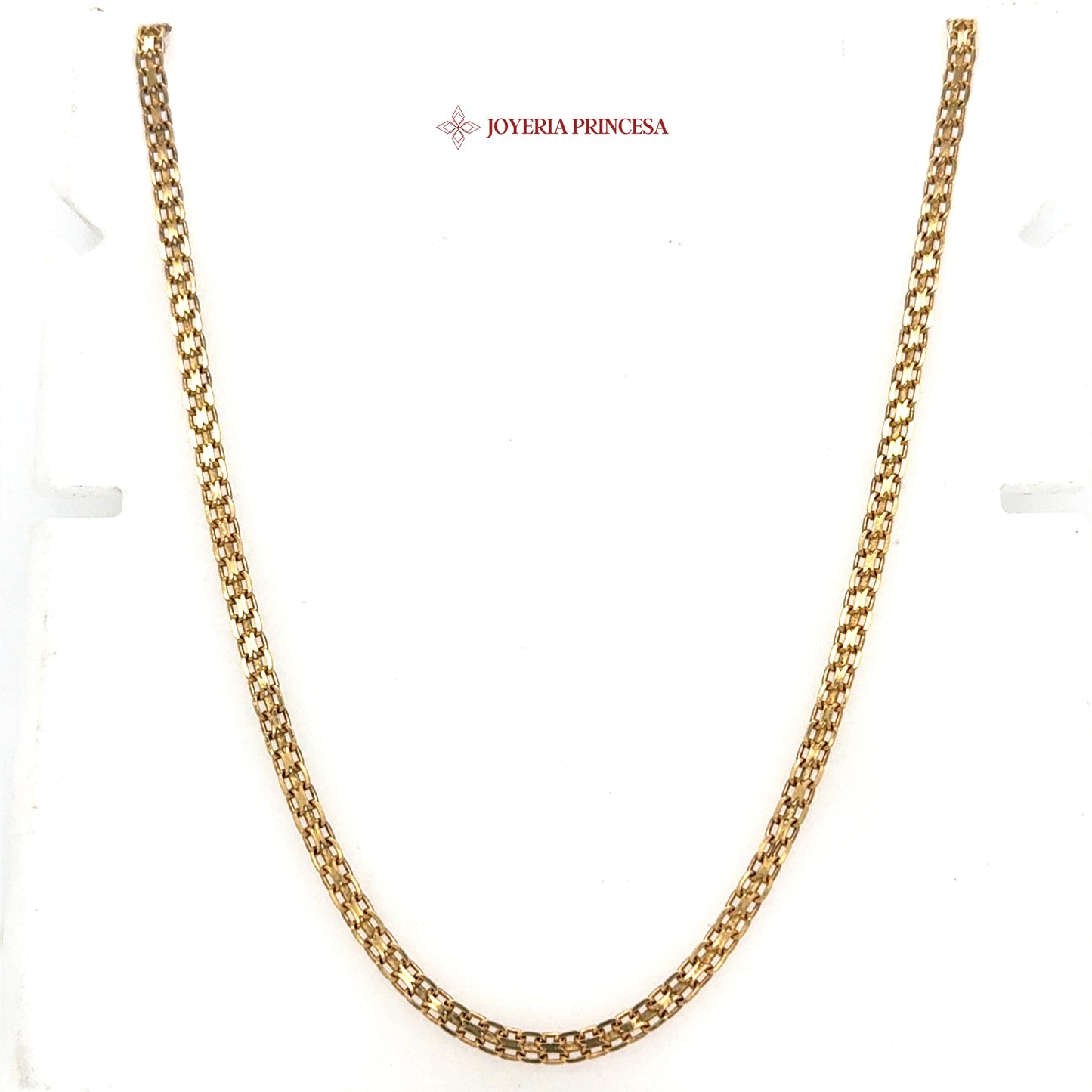 14K 24in 3mm Bismark Gold Chain