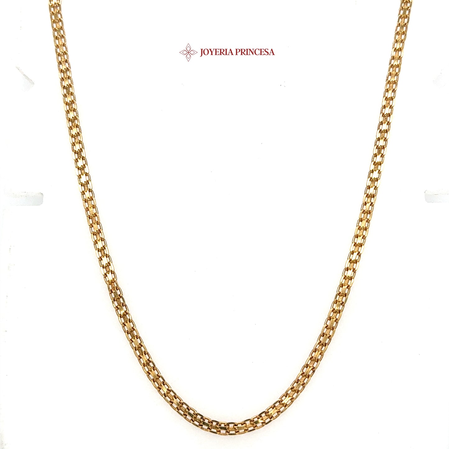 14K 22in 3mm Bismark Chain